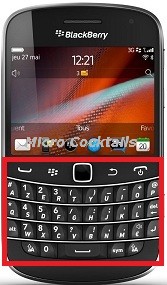 Réparation Clavier BlackBerry Bold 9900, ne marche plus, déconne, défectueux