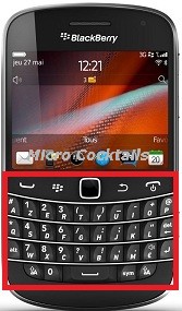 Réparation Clavier BlackBerry Bold 9900, ne marche plus, déconne, défectueux