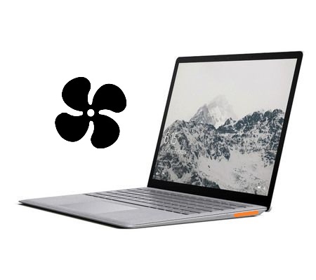 repration ventilateur microsoft surface laptop 2